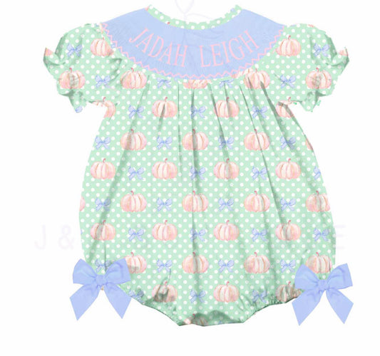 Preorder name pumpkin bubble