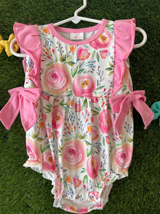 Floral bow bubble