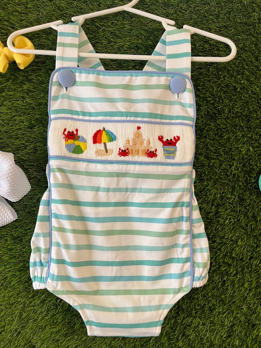 Beach hand smocked sun bubble