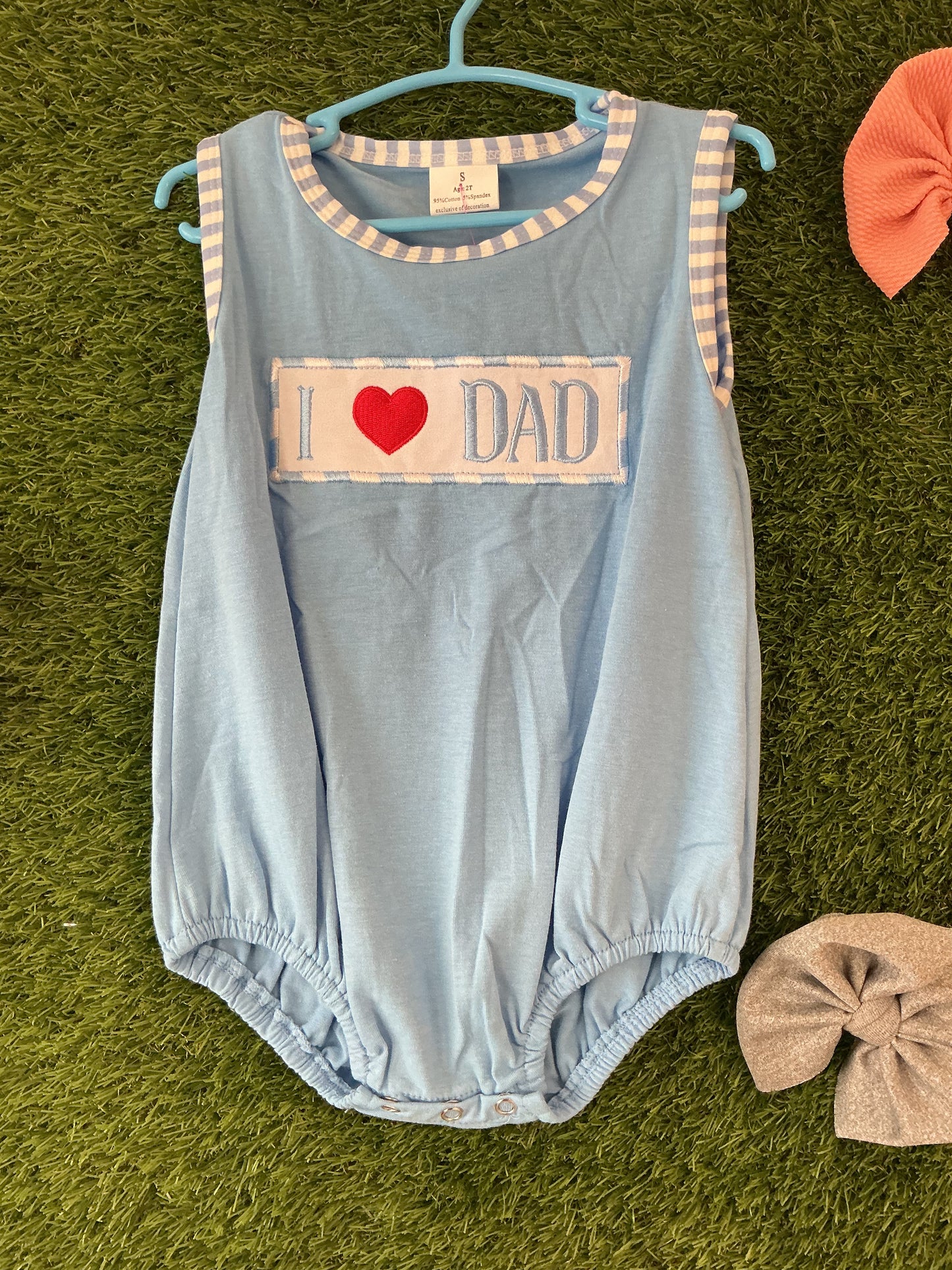 I love dad boys bubble